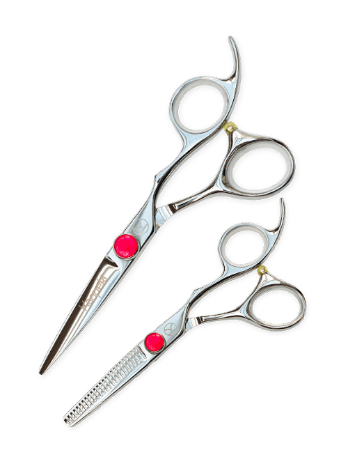 Diamond Cutting and Thinning Scissor Set (5")