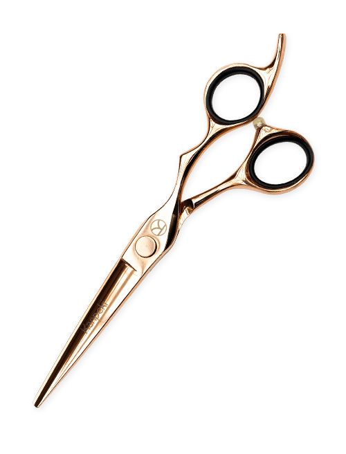 Midas Rose Gold Cutting and Thinning Scissor Set (6")