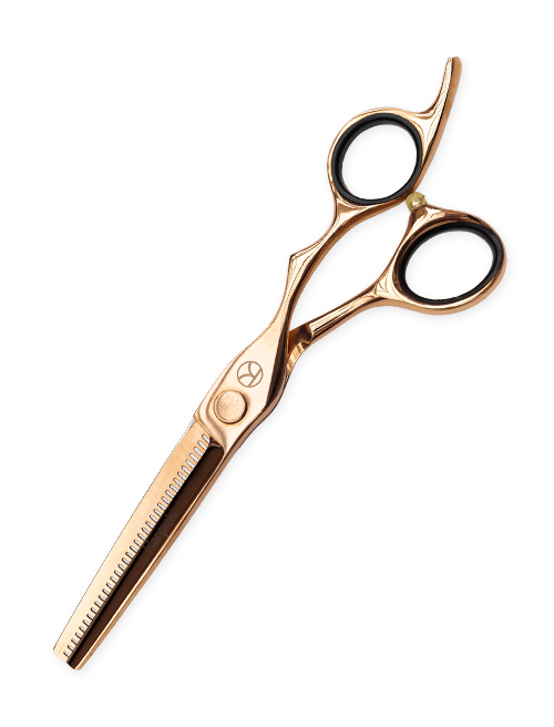 Midas Rose Gold Cutting and Thinning Scissor Set (6")