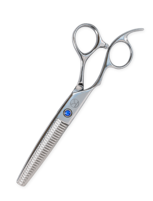Sapphire Left-Handed Thinning Scissors (6″)