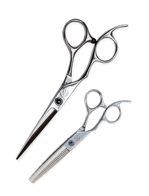 Sapphire Left-Handed Cutting and Thinning Scissor Set