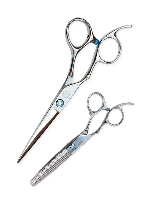 Sapphire Left-Handed Cutting and Thinning Scissor Set