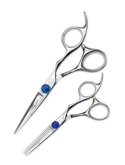 Diamond Cutting and Thinning Scissor Set (5")