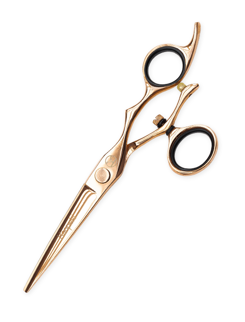Midas Rose Gold Swivel Scissors (6″)