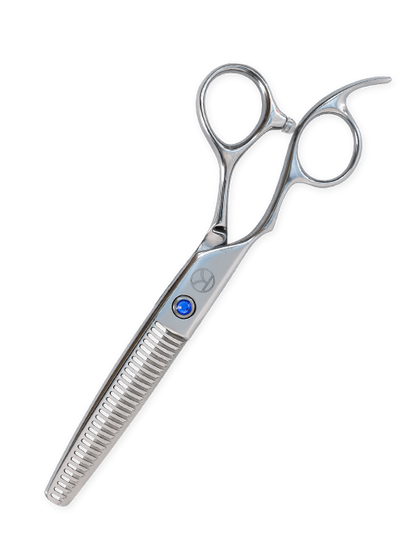 Sapphire Left-Handed Thinning Scissors (6″)