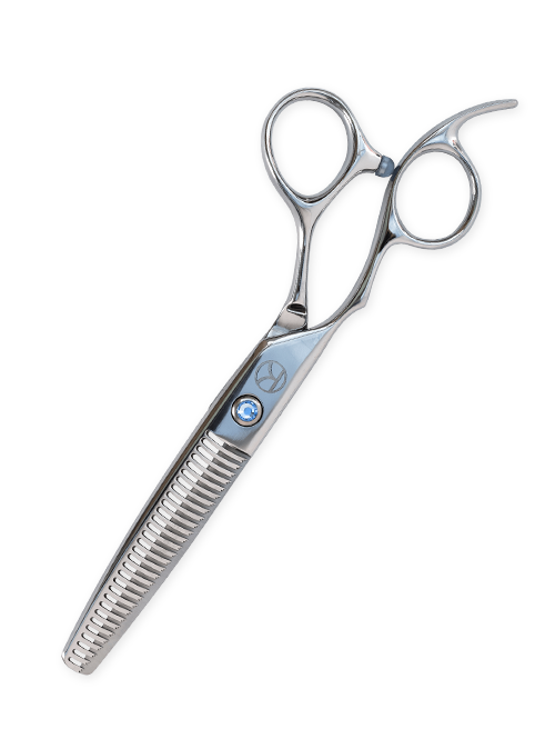 Sapphire Left-Handed Thinning Scissors (6″)