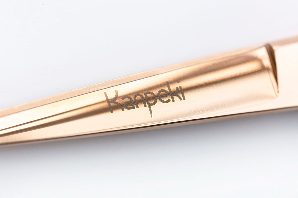 Midas Rose Gold Cutting, Thinning and Swivel Scissor Set (6")