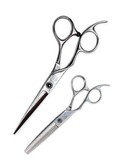 Sapphire Left-Handed Cutting and Thinning Scissor Set