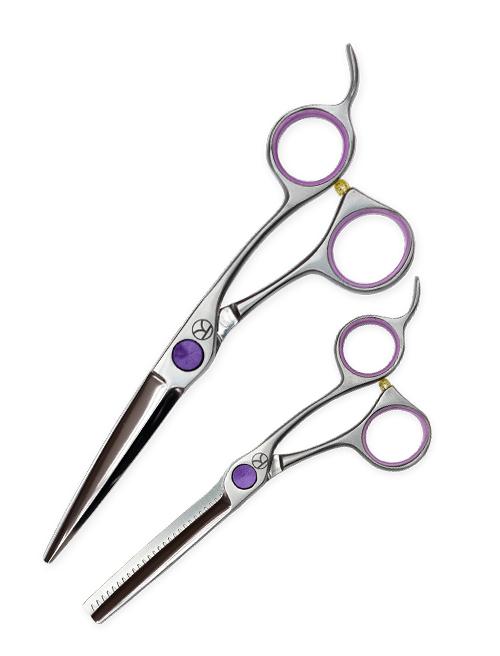 Silk Cutting and Thinning Scissor Set